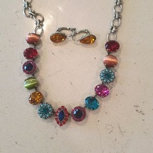 Mariana necklace and earrings